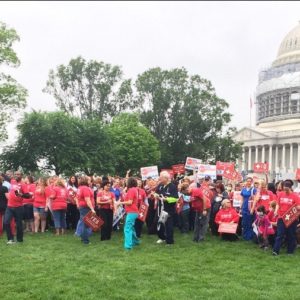 Nurses demand safe staffing ratios