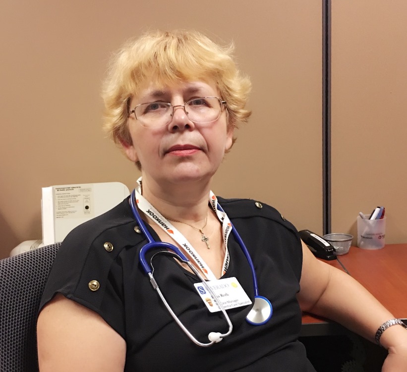Hospice nurse Irina Roth
