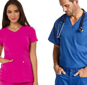 Careisma and FrankyRay scrubs