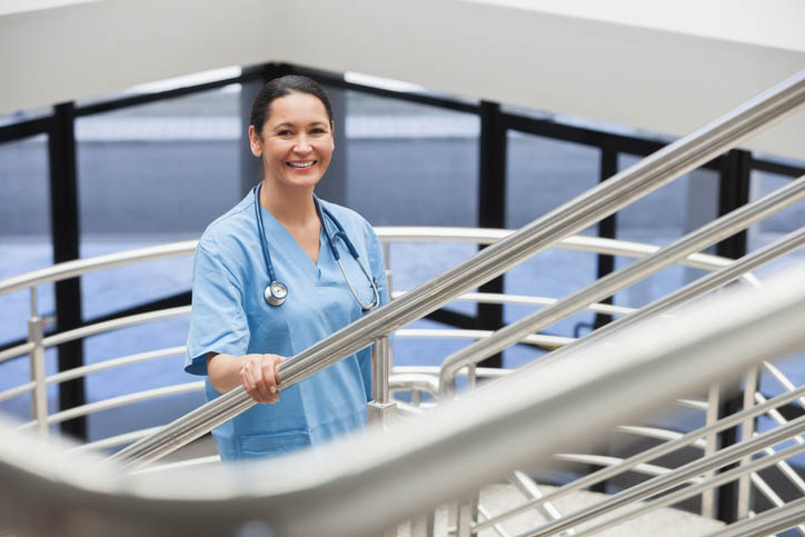nurse burning calories