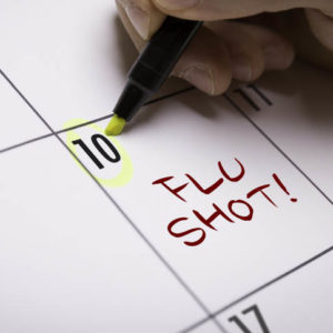 flu shot reminder
