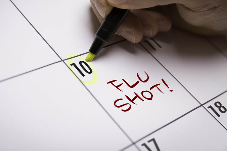 flu shot reminder