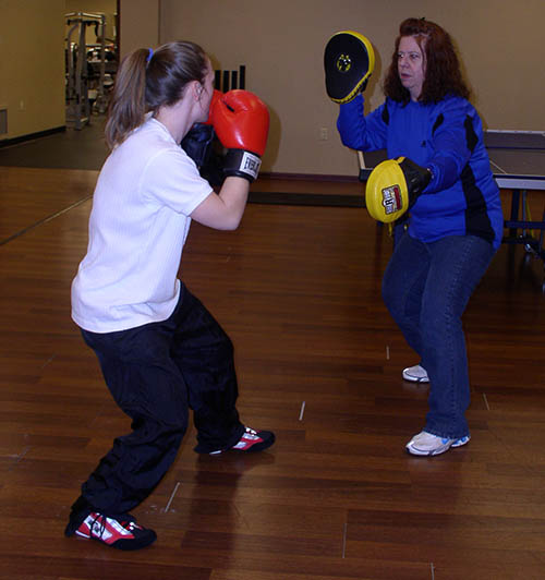 Boxing coach Cindy Bohmont