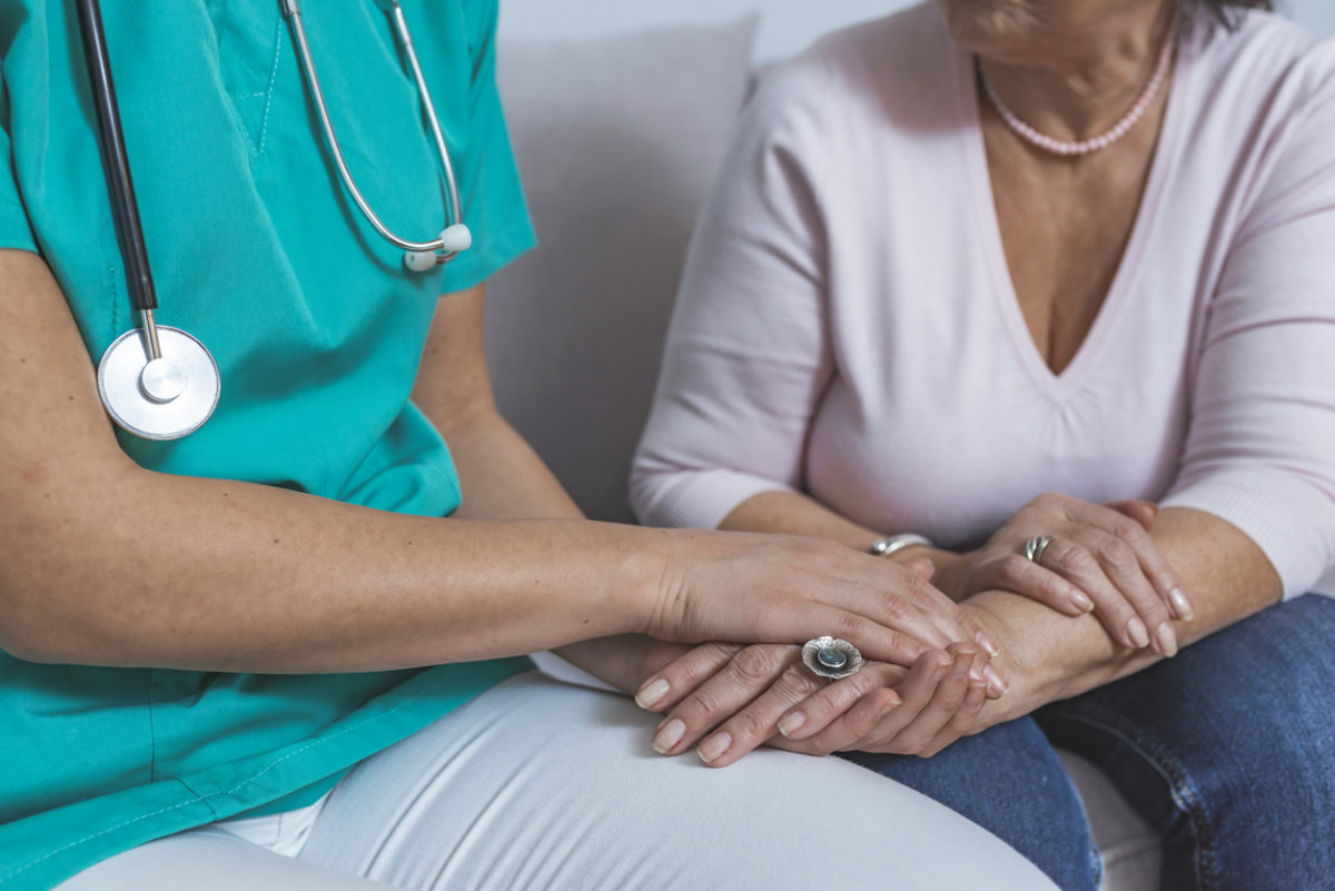 SANE (Sexual Assault Nurse Examiner) with rape survivor.