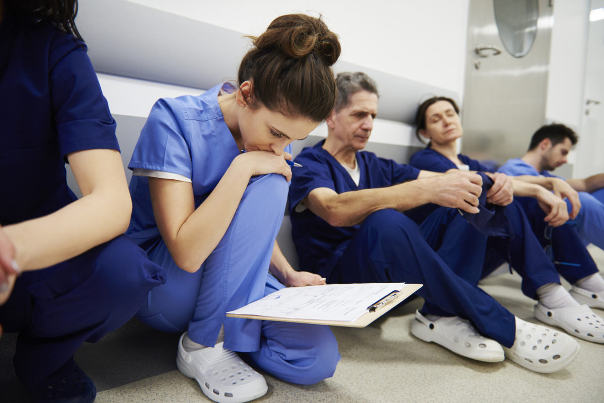 Nurses are overworked, with no respite in sight.