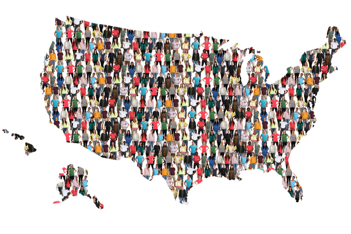 US Map. Extending insurance coverage to immigrant children and pregnant women has almost zero influence on whether they cross state borders.