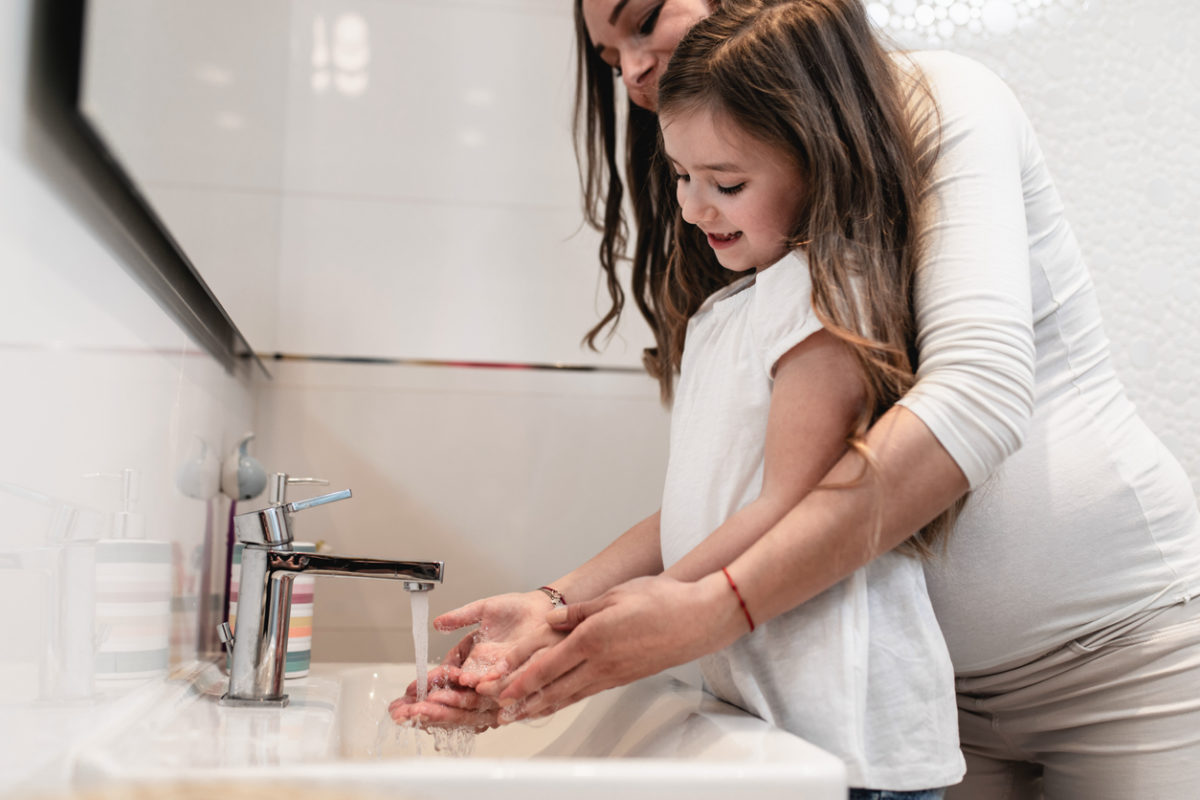 Good hand hygiene habits begin early.