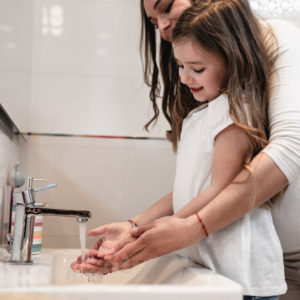 Good hand hygiene habits begin early.