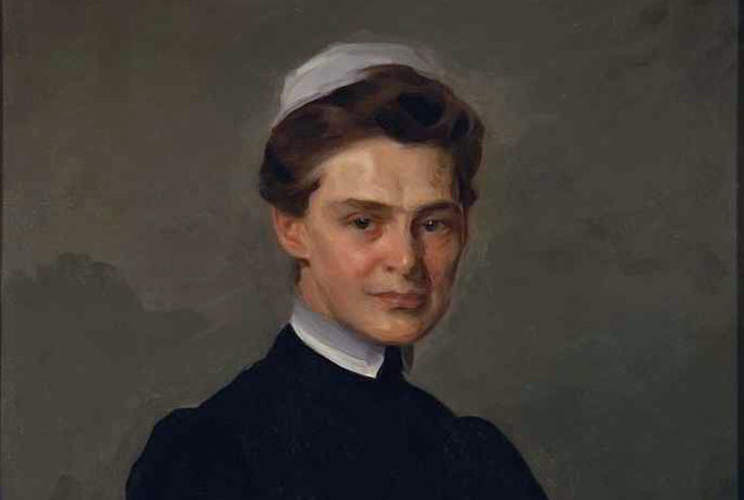 Nurse leader Mary Adelaide Nutting. Painting by Cecilia Beaux 1906.