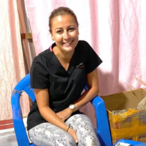 Nicole Smit, RN has so far made three volunteer trips to Uganda