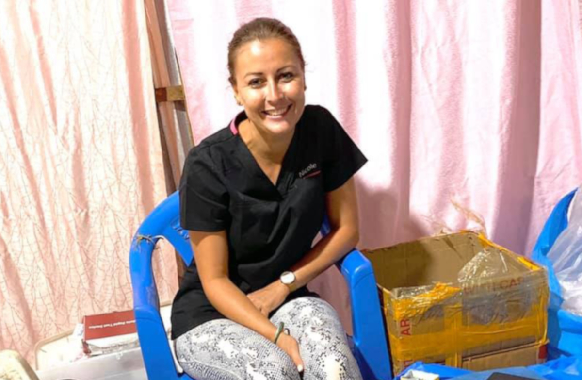 Nicole Smit, RN has so far made three volunteer trips to Uganda