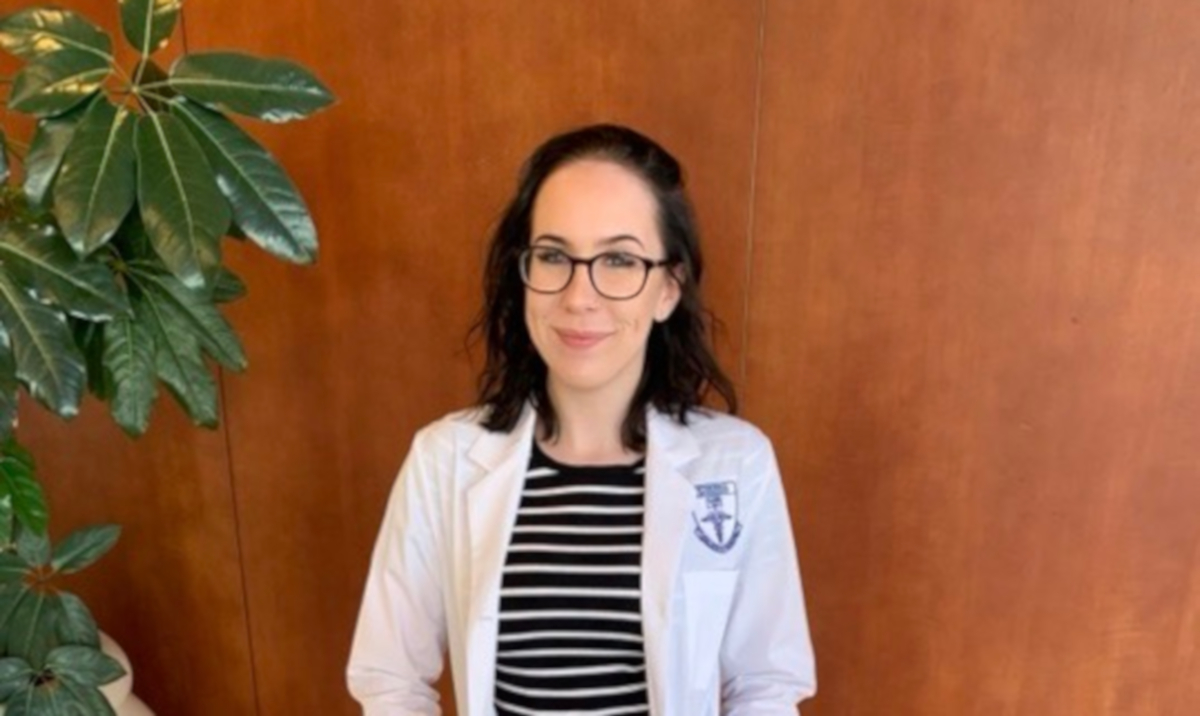 Seton Hall nursing student Cara Underwood