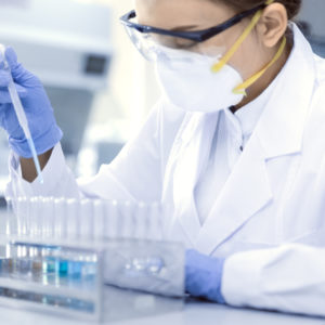 Nurse scientist at work.