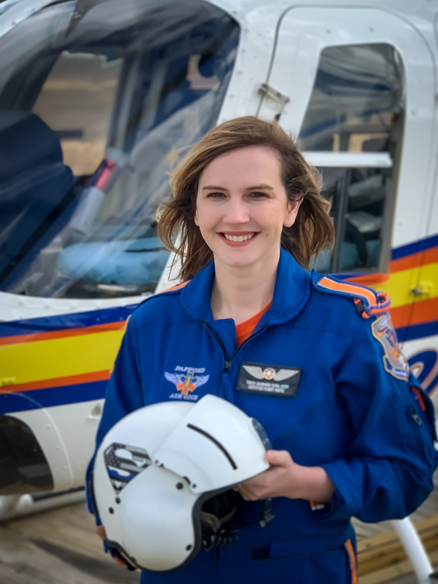 Flight nurse Tonya Barnard