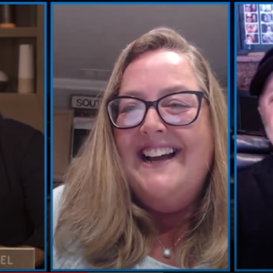 Pediatric nurse Tracy Bednar meets Lars Ulrich on Kimmel
