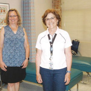Barbara Wardell and Donita Luth, school nurses at Vista View Elementary in Minnesota.