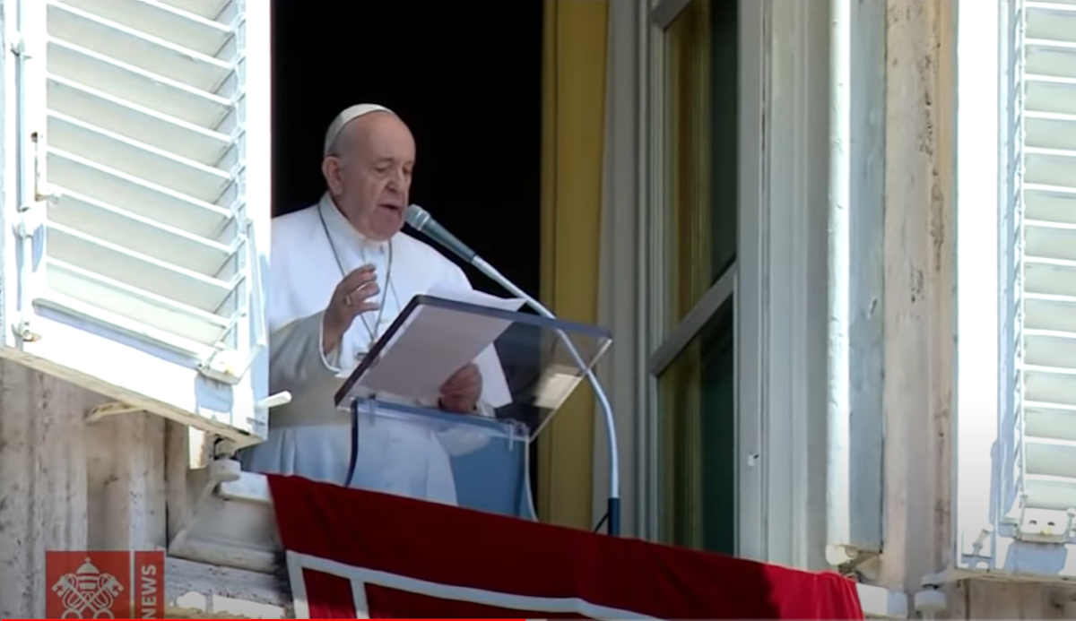 Pope Francis praised nurses for their work during Italy's COVID-19 outbreak.