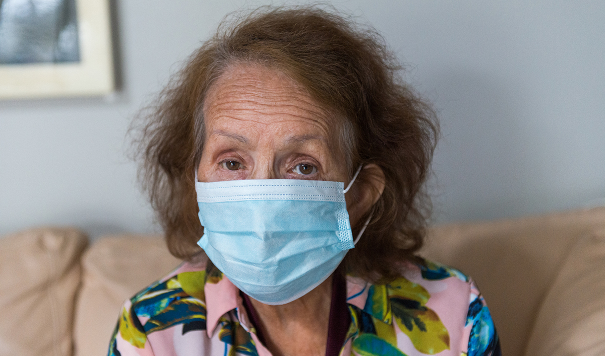 Dementia patient Alba Moran. By Heidi de Marco