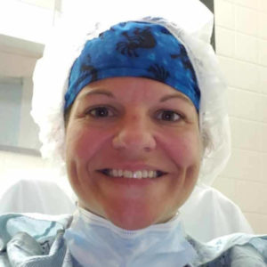 Nephrology nurse Sandy Nichols, RN.