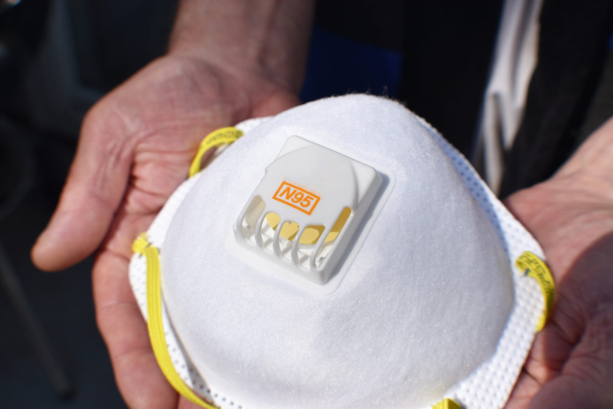 Nurses are still suffering a shortage of N95 masks
