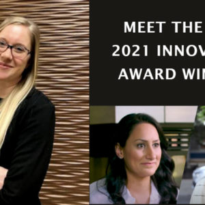 2021 ANA Innovation Award winners Rebecca Cherney, Dr. Pritma Dhillon-Chattha, and Dr. Brighid A. Gannon.