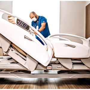 Hospital bed technology can reduce patient falls.