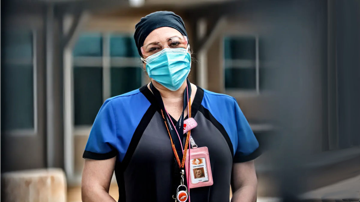 Marisa Thomison, a school nurse at a Hutto Independent School District elementary school.