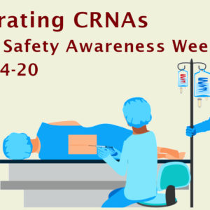 CRNA prepares an epidural as another nurse looks on.