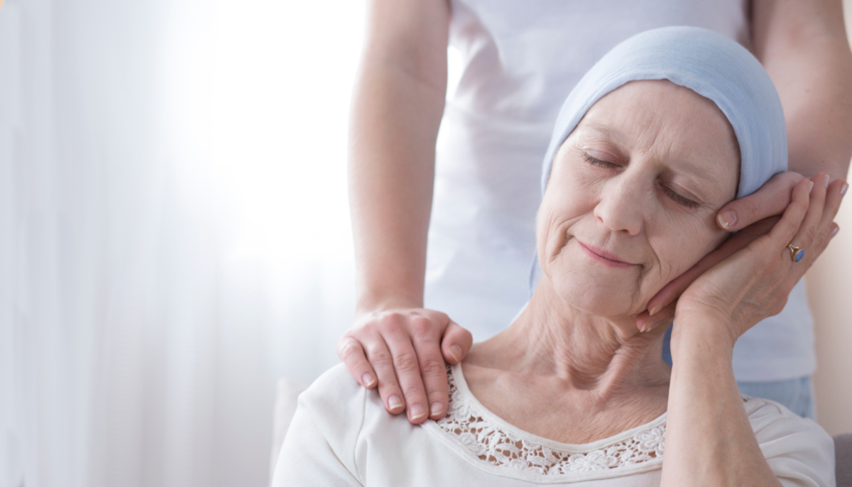 Cancer patient with Nurse. "Palliative care" is an often misunderstood term.