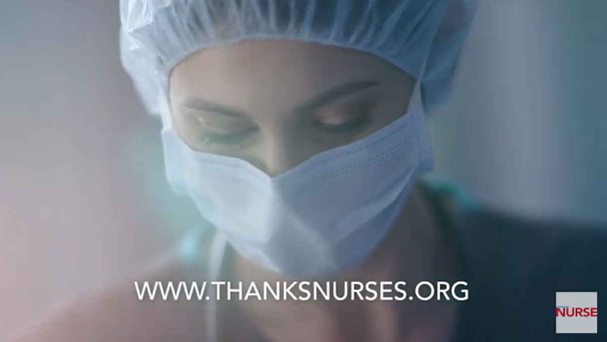 ANA and sponsors are airing a TV special in honor of US frontline nurses.