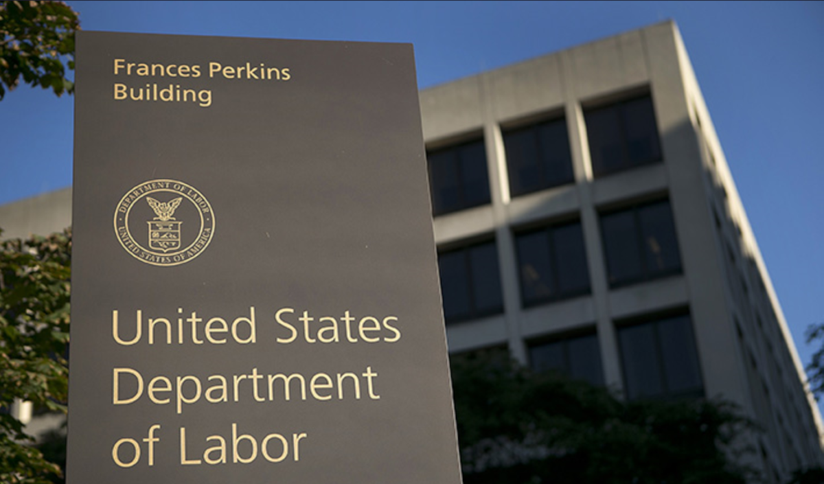 US department of Labor.