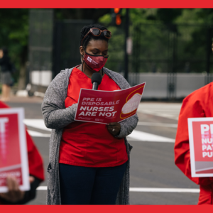 NNU, National Nurses United, the largest nurses union in the US.