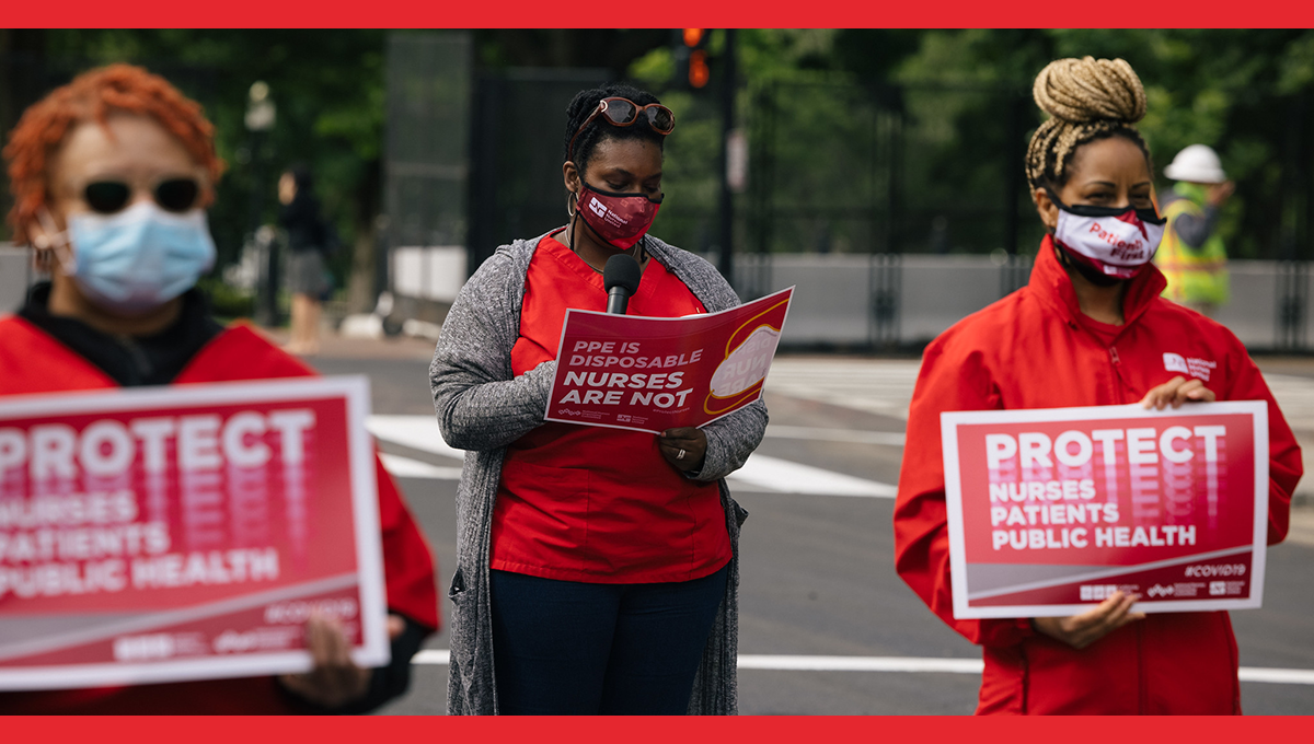 NNU, National Nurses United, the largest nurses union in the US.