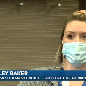 Tennessee ICU nurse Bailey Baker.