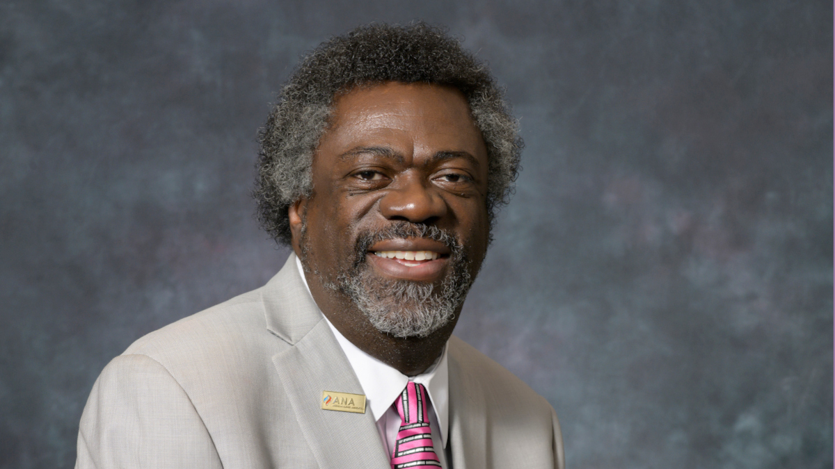 Ernest J. Grant. PhD, RN, FAAN, president of the American Nurses Association.