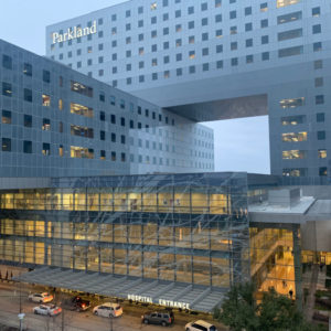 Parkland Memorial Hospital, Dallas, Texas.