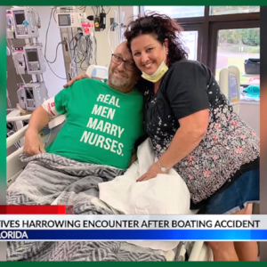 Tammy Brown, RN with husband Rob.