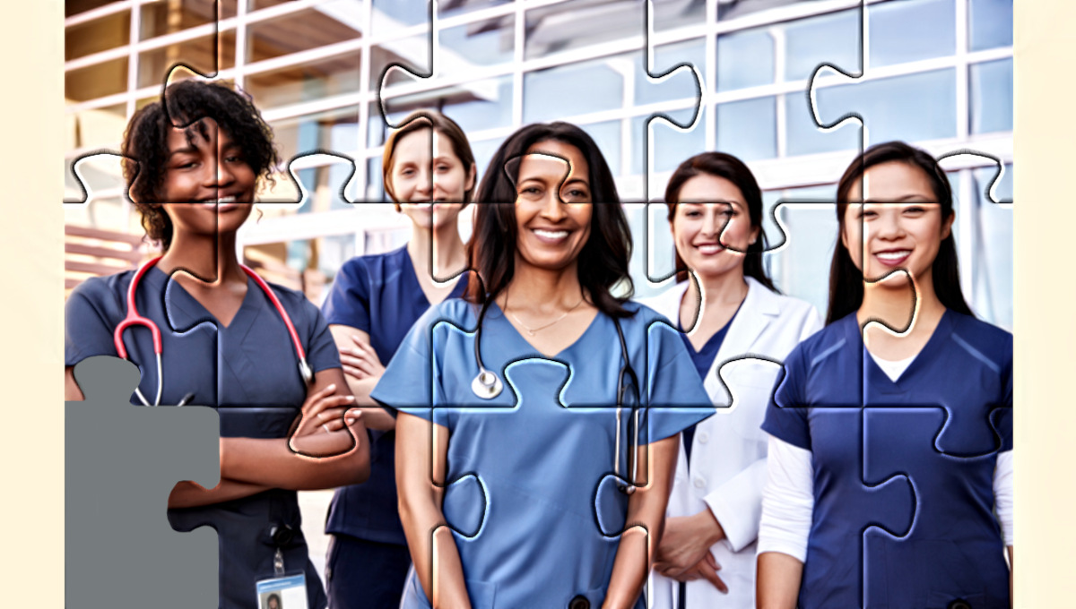 The nurse staffing crisis is a puzzle.