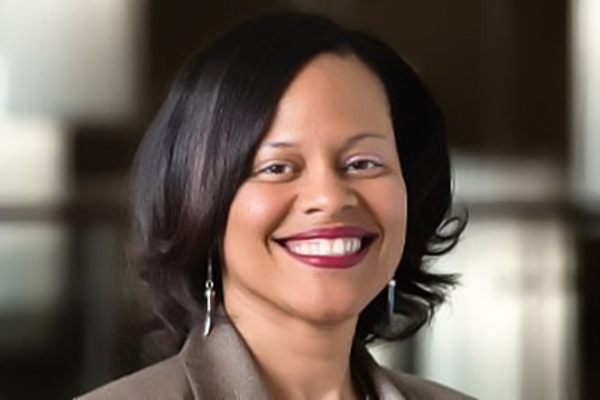 Safiya George, PhD, APRN-BC, FAANP, dean of <a class=