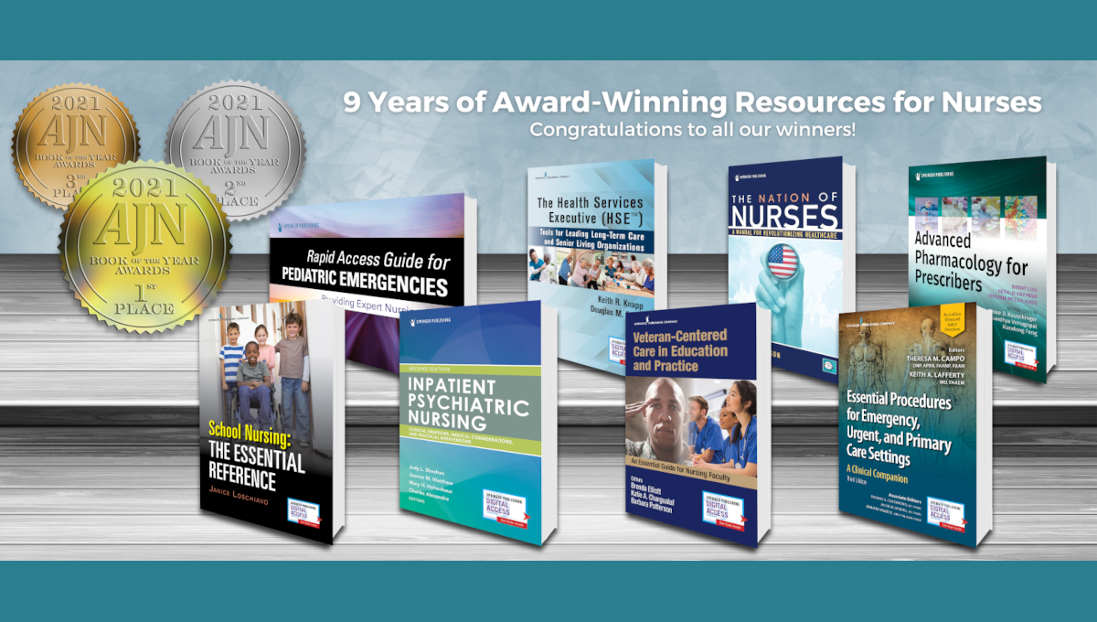 Springer Publishing American Journal of Nursing Book of the Year Awards, 2021.
