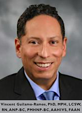 Duke Nursing Dean Vincent Guilamo-Ramos, PhD, MPH, LCSW, RN, ANP-BC, PMHNP-BC, FAAN.