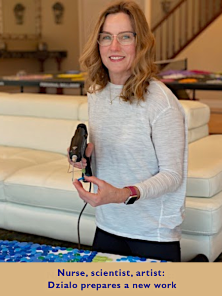 Donna Dzialo, CRNA and artist.