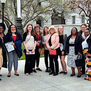 UMSL NP and DNP grad students with faculty advocate for FPA in Missouri.