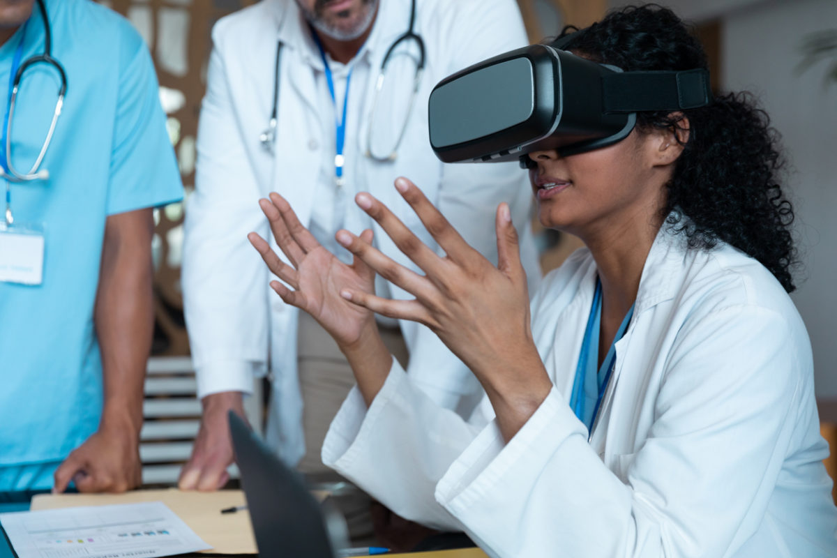 Virtual reality (VR) is fast becoming a staple in nurse education and patient care.