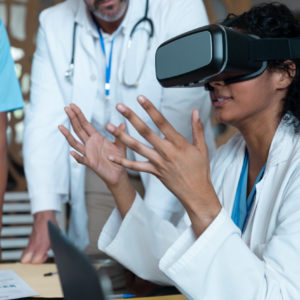 Virtual reality (VR) is fast becoming a staple in nurse education and patient care.