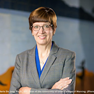 Marla De Jong, dean of U Utah College of Nursing. Photo: Charlie Ehlert