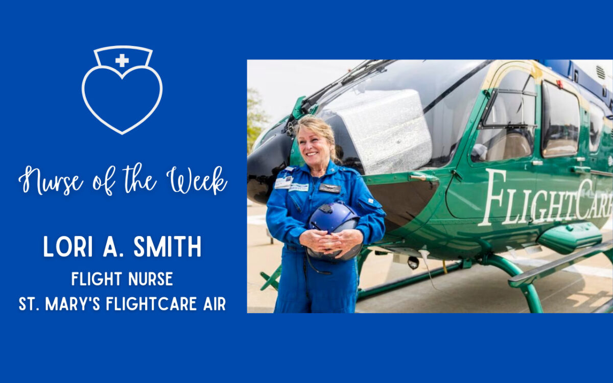 Meet our Nurse of the Week: Lori Smith is Michigan's Longest-serving Flight Nurse at Sr. Mary’s Flightcare Air Retires After 34-year Career