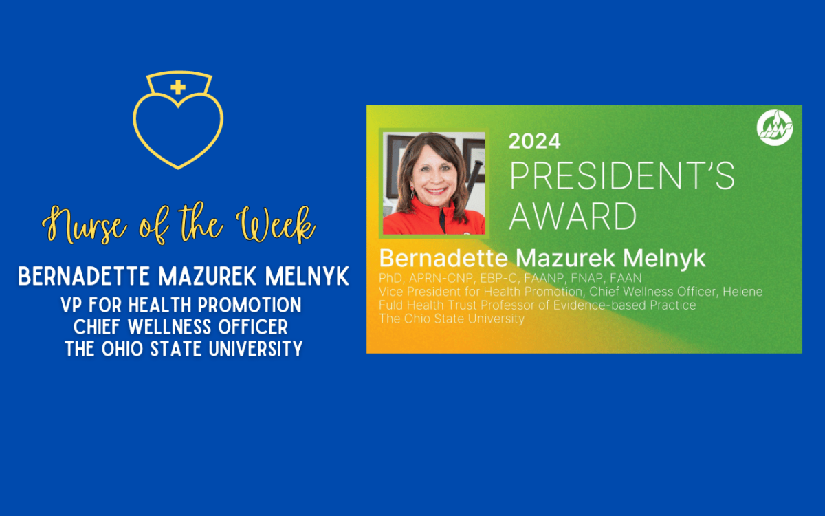nursing-leader-bernadette-melnyk-honored-with-presidents-award-by-american-academy-of-nursing