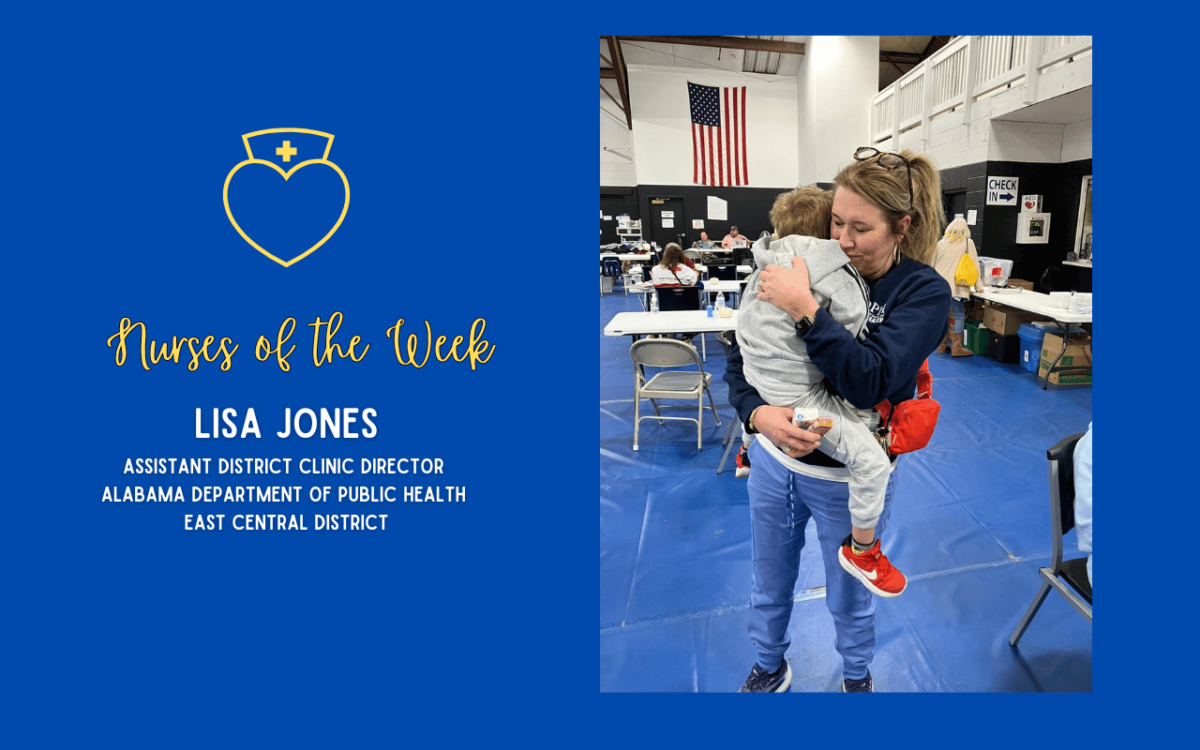 In the wake of Hurricane Helene, which has devastated the lives of over half a million North Carolinians, Alabama nurse Lisa Jones, assistant district clinic director for the Alabama Department of Public Health’s East Central District, has stepped up to provide critical support to those in need. Her dedication and tireless efforts have earned her the honor of being named the Daily Nurse Nurse of the Week.