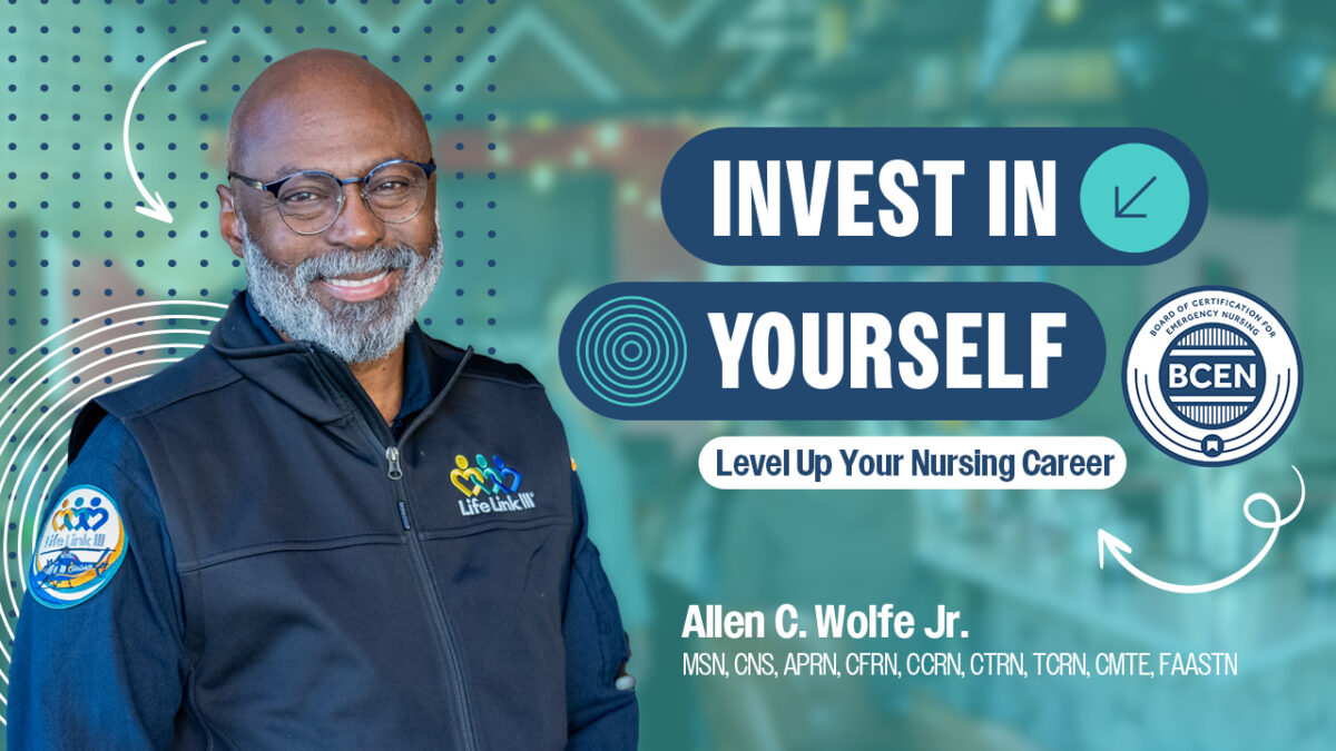 Illustration for article: Board-Certified ER & Trauma Nurses Share Inspiring Journeys in BCEN’s ‘Invest in Yourself’ Campaign